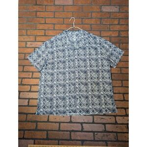 01.Algo‎ Performance Men's 3XL Oversized Quick Dry Golf Button Up Shirt UPF